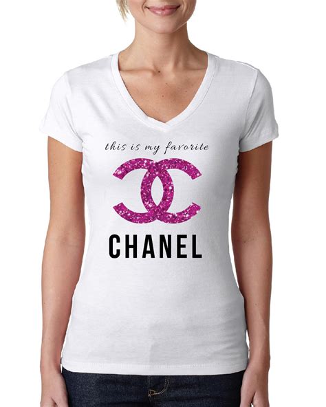 t shirt chanel rosa